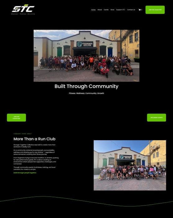 STC Run Club Desktop Concept